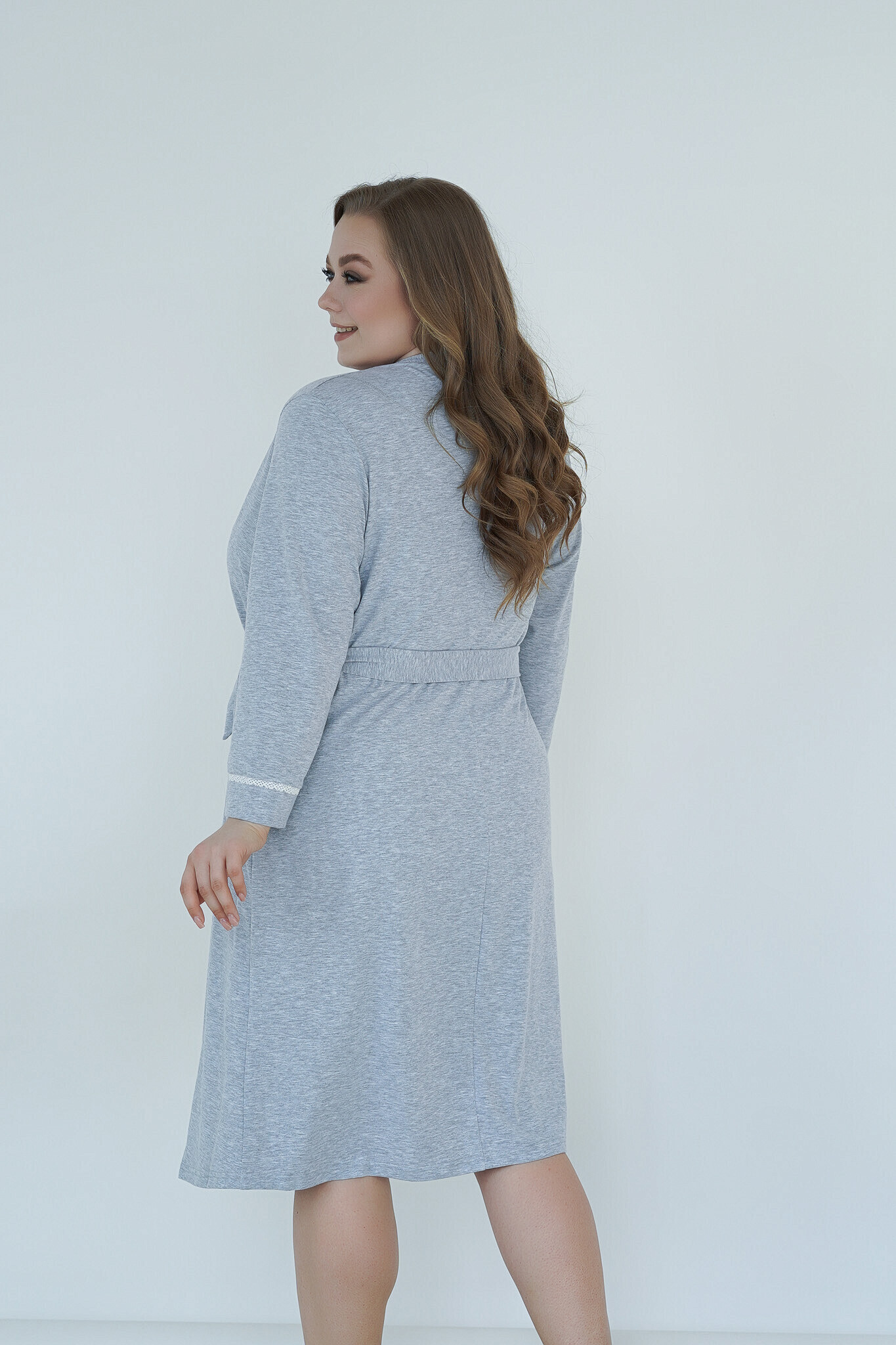 Халат для вагітних та годуючих матусь "Soft&Lace" - Зображення 8