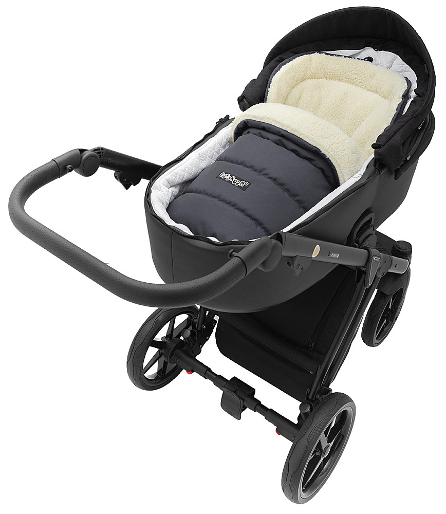 Зимовий конверт Babyroom Wool N-20 graphite графіт - Зображення 6