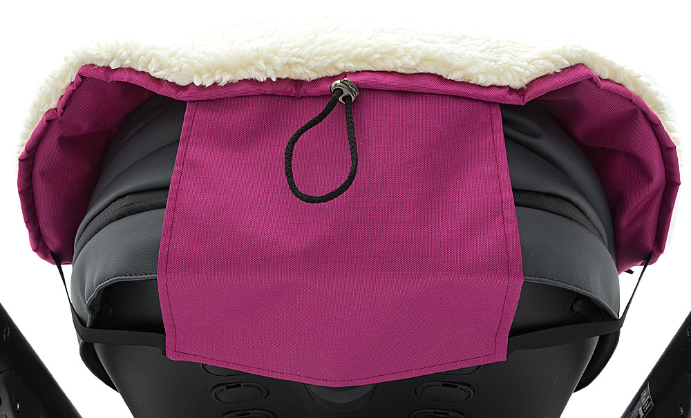 Зимовий конверт Babyroom Wool N-8 crimson малиновий - Зображення 5