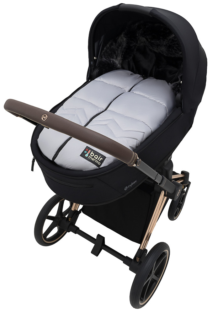 Зимовий конверт Bair Alaska Thermo NR-2 owl grey сірий - Зображення 7