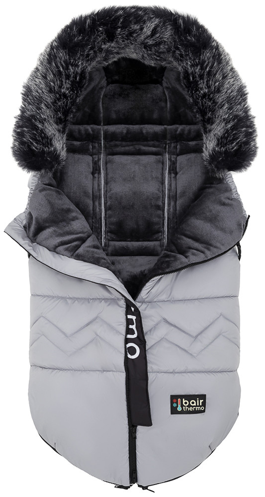 Зимовий конверт Bair Alaska Thermo NR-2 owl grey сірий - Зображення 3