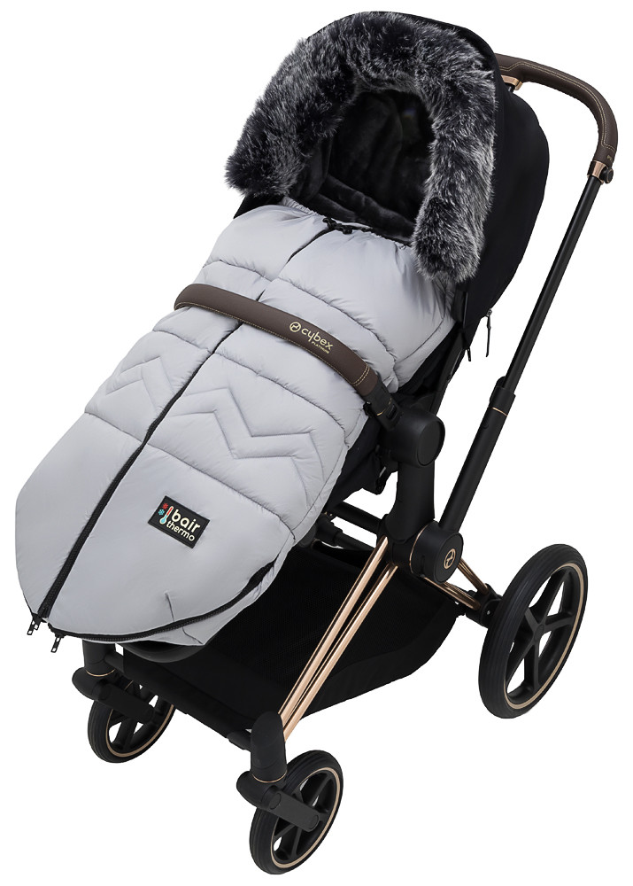 Зимовий конверт Bair Alaska Thermo NR-2 owl grey сірий - Зображення 9