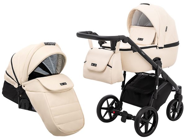 Коляска 2 в 1 Adamex Nola Eco SA-8 бежевий