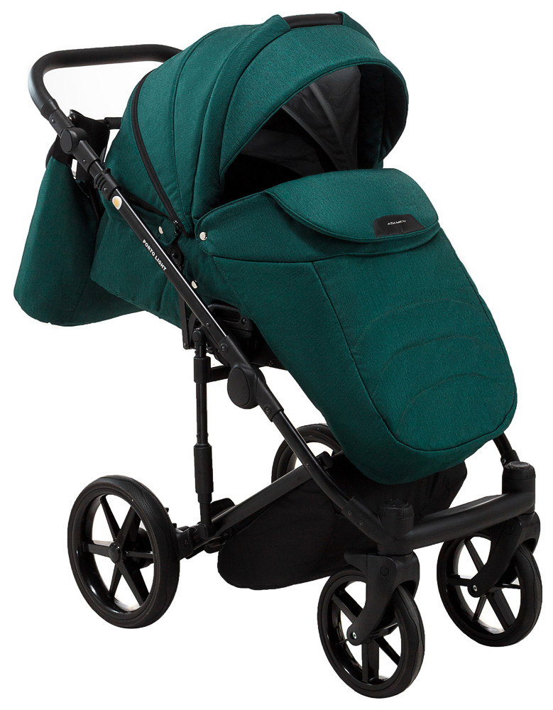 Коляска 2 в 1 Adamex Porto Light Tip TK-52 темно-зелений - Зображення 7