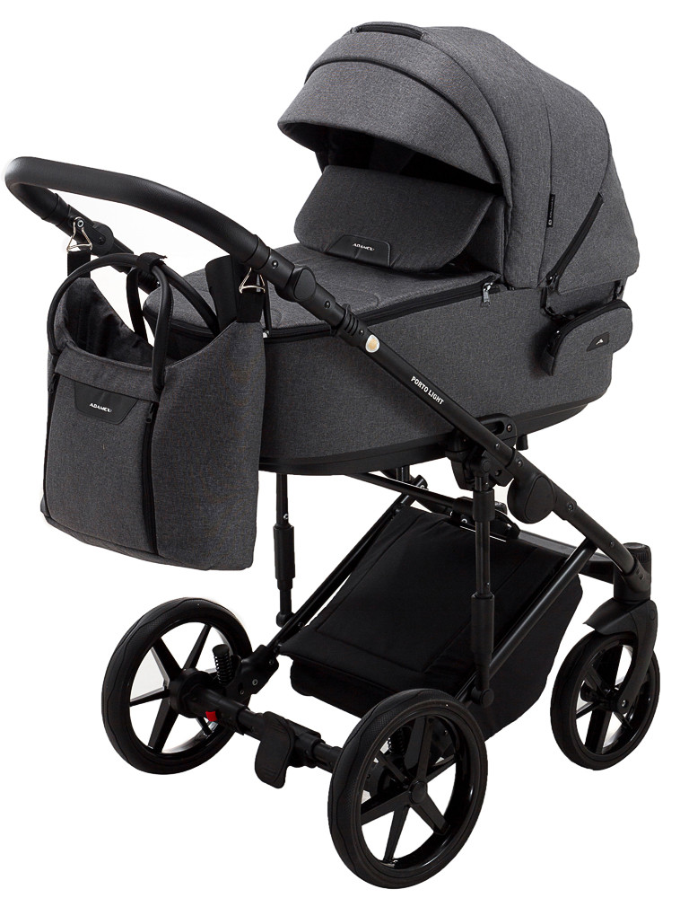 Коляска 2 в 1 Adamex Porto Light Tip TK-57 графіт - Зображення 2