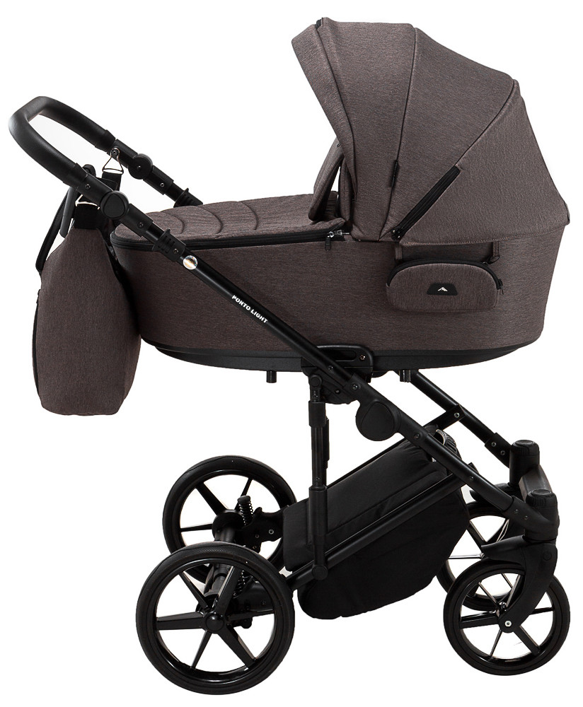 Коляска 2 в 1 Adamex Porto Light Tip TK-21 шоколад - Зображення 4