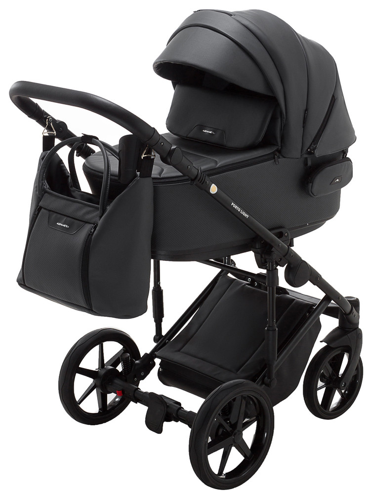 Коляска 2 в 1 Adamex Porto Light ECO SA-5 графіт - Зображення 2