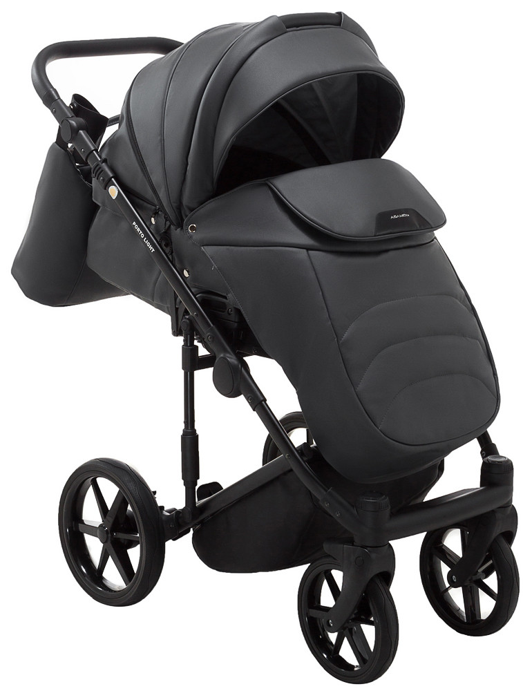 Коляска 2 в 1 Adamex Porto Light ECO SA-5 графіт - Зображення 6