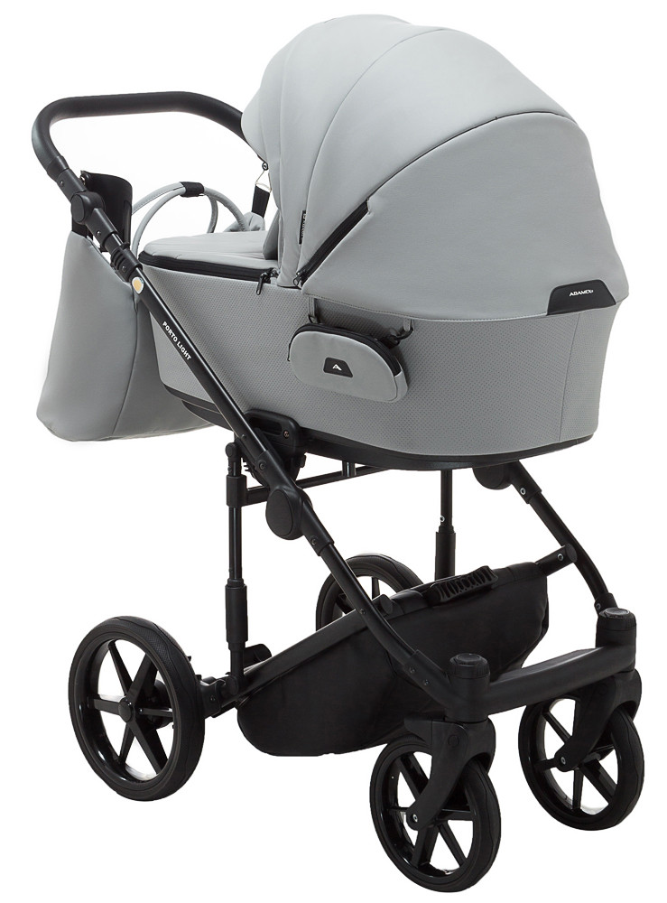 Коляска 2 в 1 Adamex Porto Light ECO SA-3 світло-сірий - Зображення 4