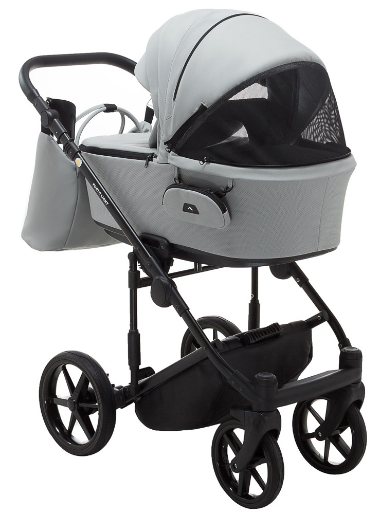 Коляска 2 в 1 Adamex Porto Light ECO SA-3 світло-сірий - Зображення 5