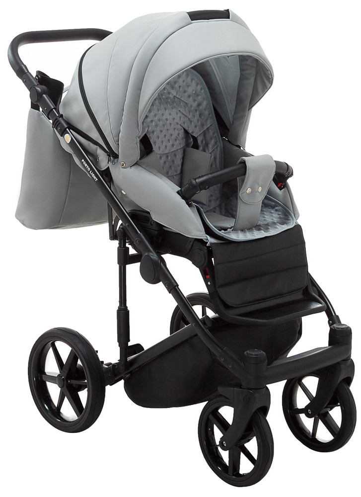 Коляска 2 в 1 Adamex Porto Light ECO SA-3 світло-сірий - Зображення 7
