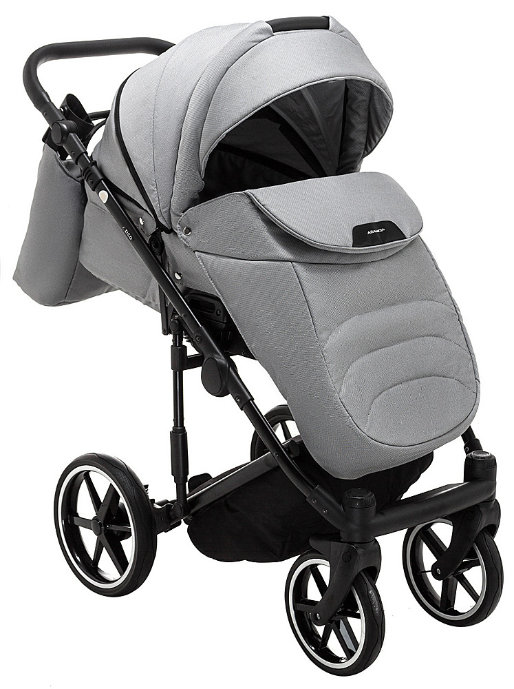 Коляска 2 в 1 Adamex Porto Light Tip TK-83 сірий - Зображення 6