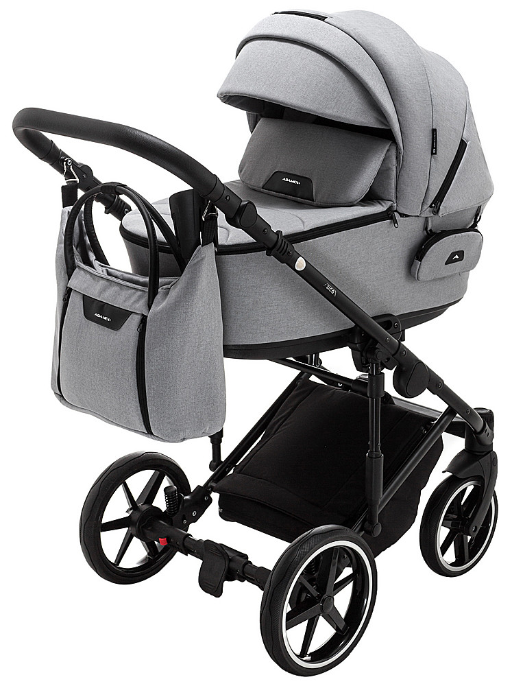 Коляска 2 в 1 Adamex Porto Light Lux TK-56 сірий - Зображення 2