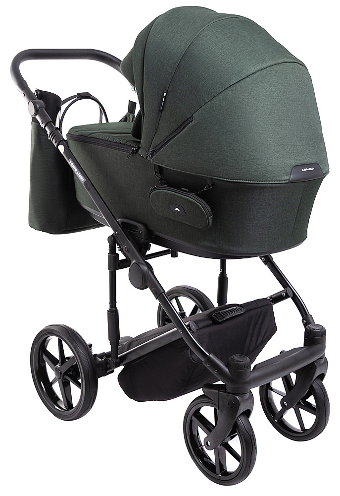 Коляска 2 в 1 Adamex Porto Light Lux TK-50 темно-зелений - Зображення 4