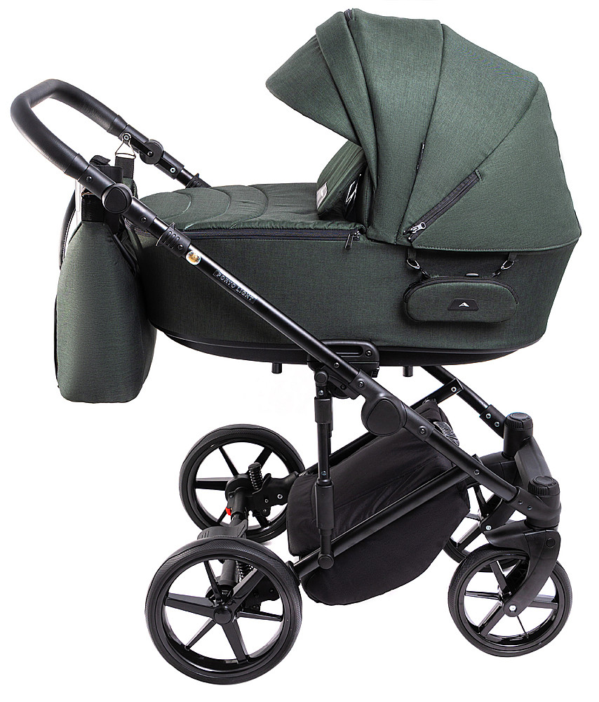 Коляска 2 в 1 Adamex Porto Light Lux TK-50 темно-зелений - Зображення 3