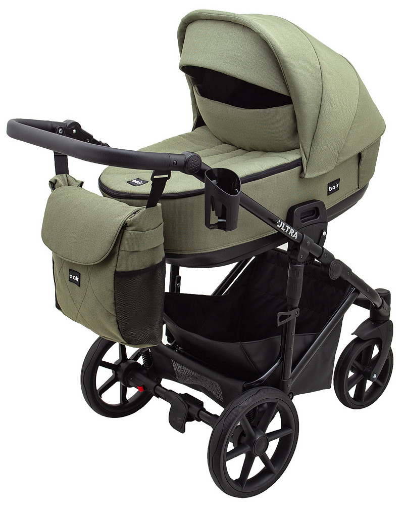 Коляска 2 в 1 Bair Ultra Soft U-816 оливковий - Зображення 2
