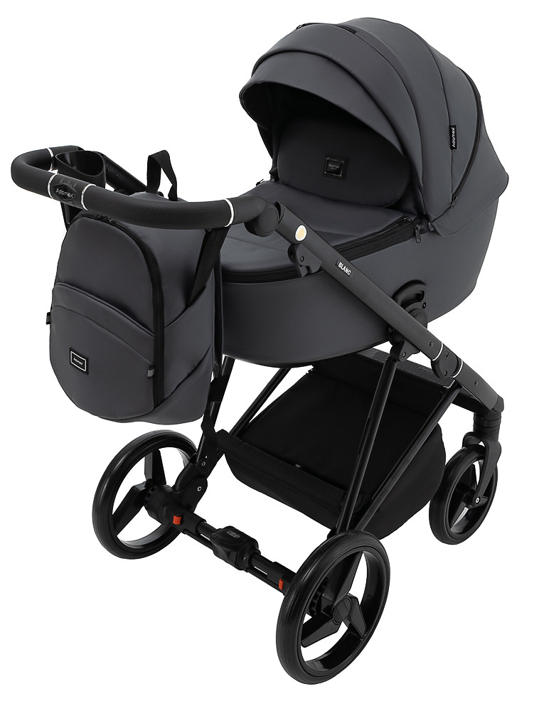 Коляска 2 в 1 Adamex Blanc Eco SA-5 графіт - Зображення 2