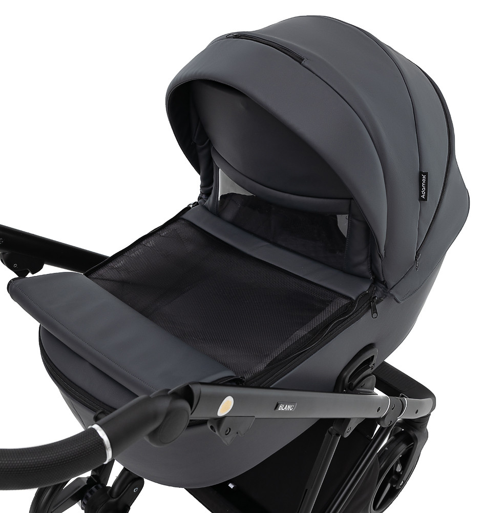 Коляска 2 в 1 Adamex Blanc Eco SA-5 графіт - Зображення 6