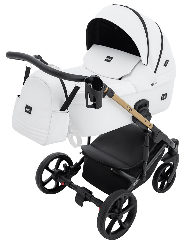 Коляска 2 в 1 Bair Onyx ECO OE-02 білий - Зображення 2