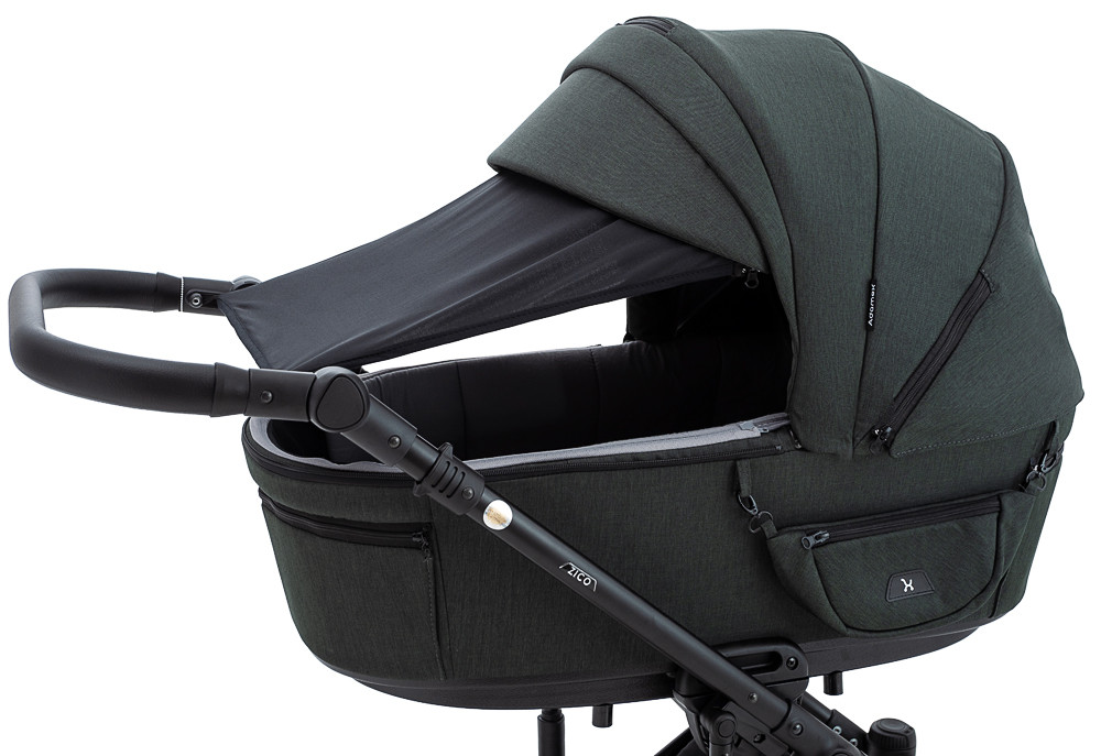 Коляска 2 в 1 Adamex Zico Lux TK-50 темно-зелений - Зображення 6