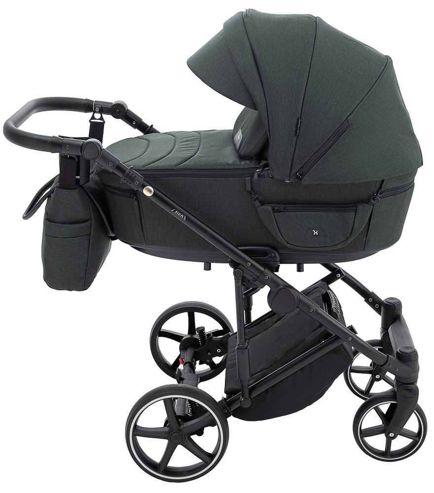 Коляска 2 в 1 Adamex Zico Lux TK-50 темно-зелений - Зображення 3