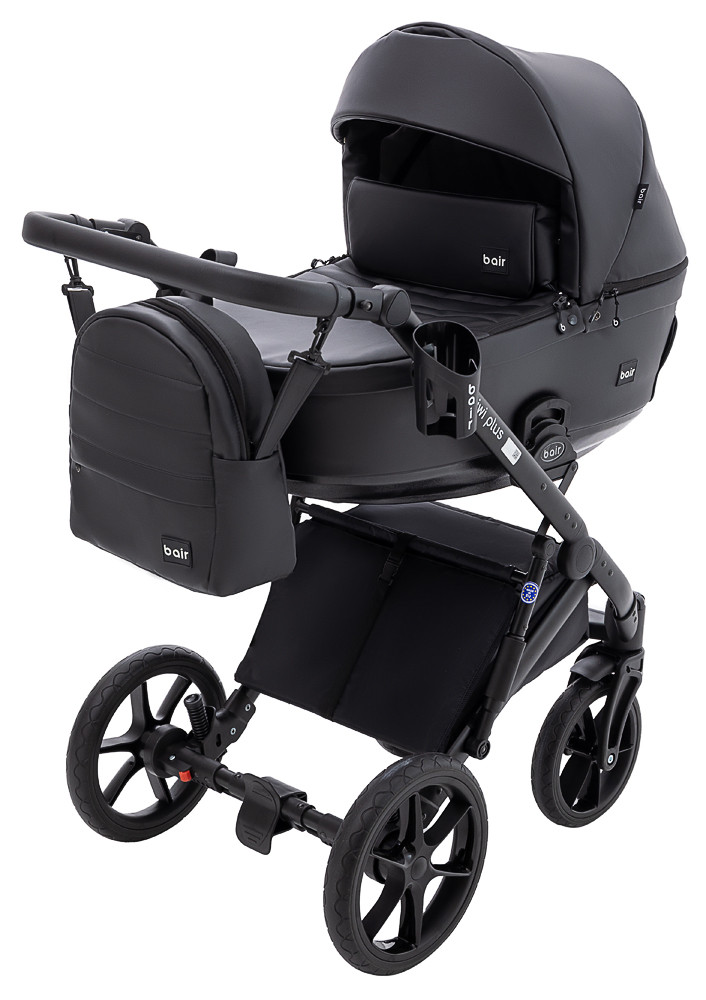 Коляска 2 в 1 Bair Kiwi Plus ECO BKP-15 чорний - Зображення 2