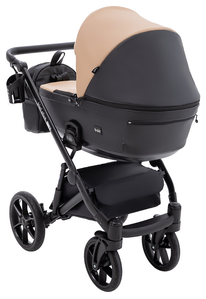 Коляска 2 в 1 Bair Kiwi Plus ECO BKP-18/15 капучино / чорний - Зображення 4