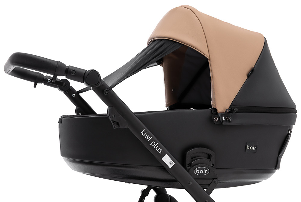 Коляска 2 в 1 Bair Kiwi Plus ECO BKP-18/15 капучино / чорний - Зображення 6