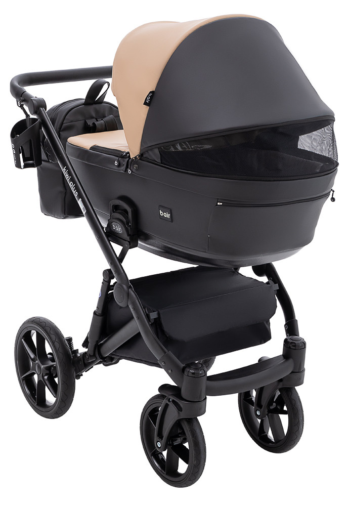Коляска 2 в 1 Bair Kiwi Plus ECO BKP-18/15 капучино / чорний - Зображення 5