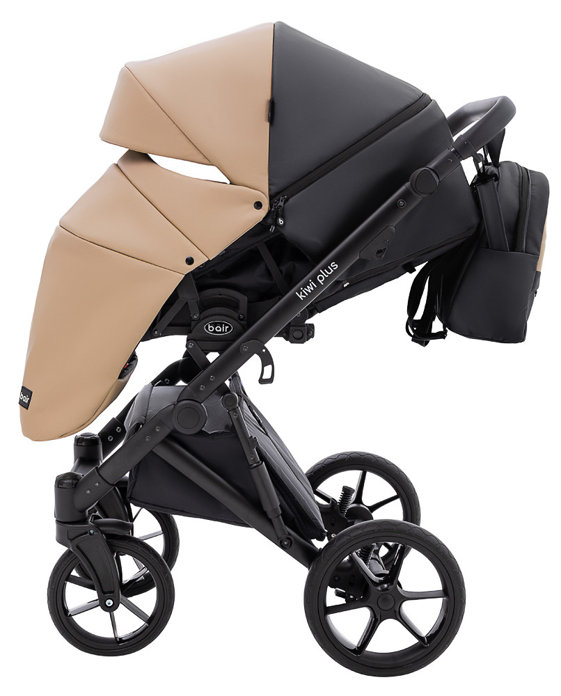 Коляска 2 в 1 Bair Kiwi Plus ECO BKP-18/15 капучино / чорний - Зображення 8