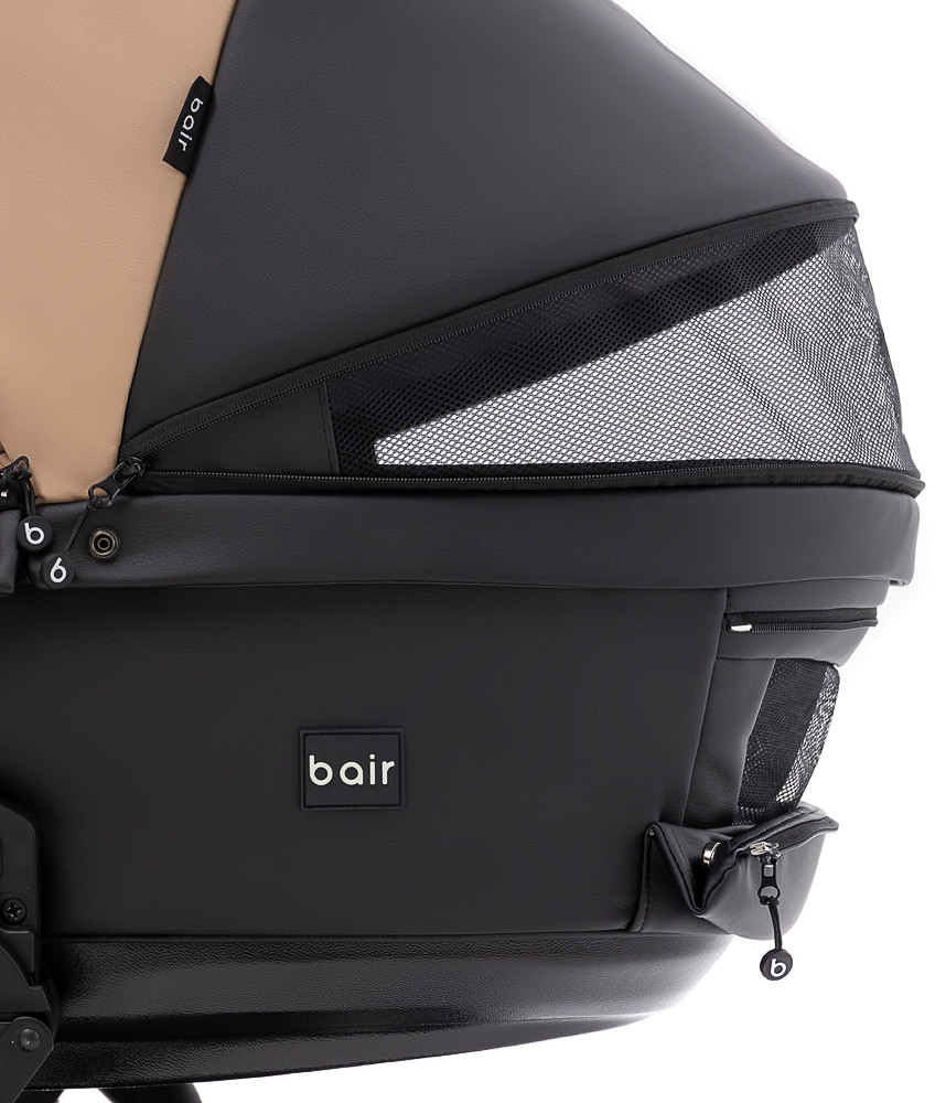 Коляска 2 в 1 Bair Kiwi Plus ECO BKP-18/15 капучино / чорний - Зображення 7
