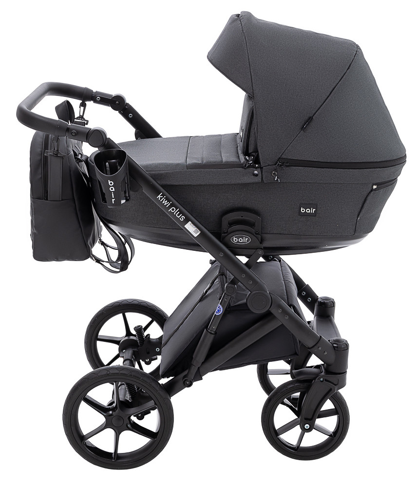 Коляска 2 в 1 Bair Kiwi Plus Soft BKP-219 графіт - Зображення 3