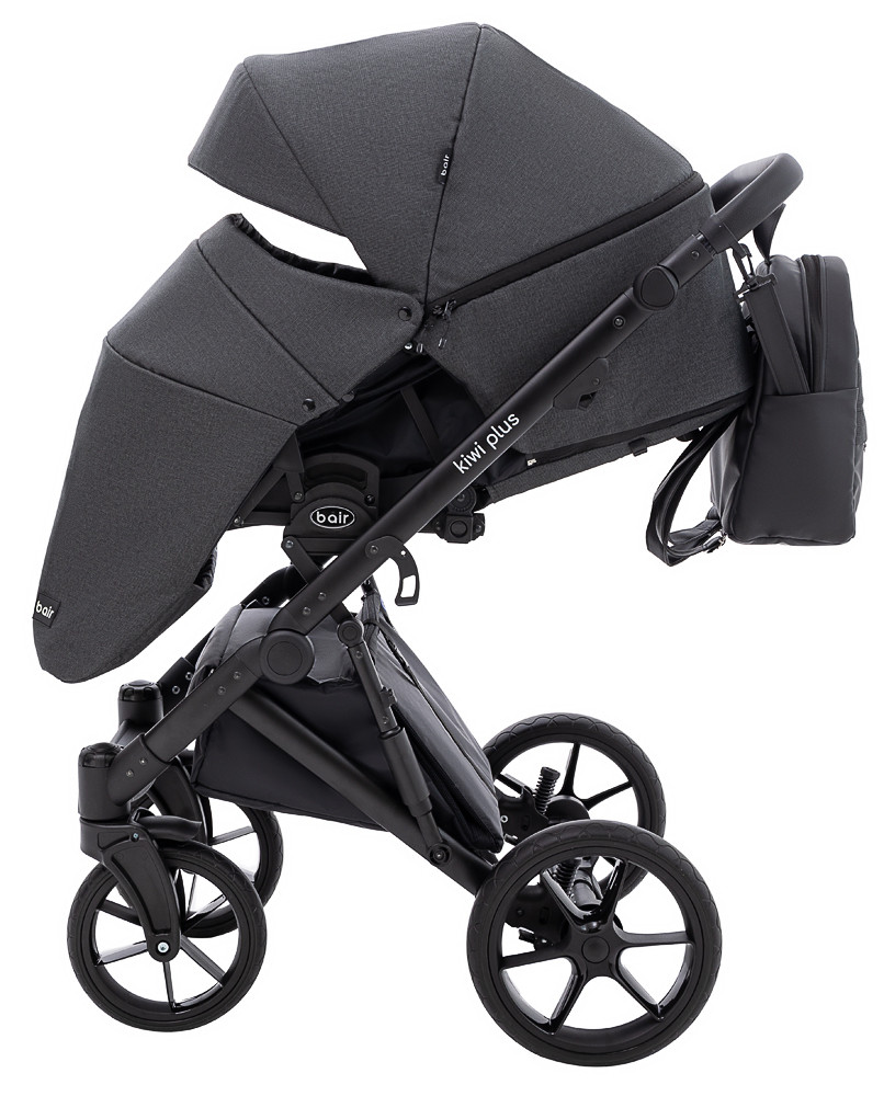 Коляска 2 в 1 Bair Kiwi Plus Soft BKP-219 графіт - Зображення 8