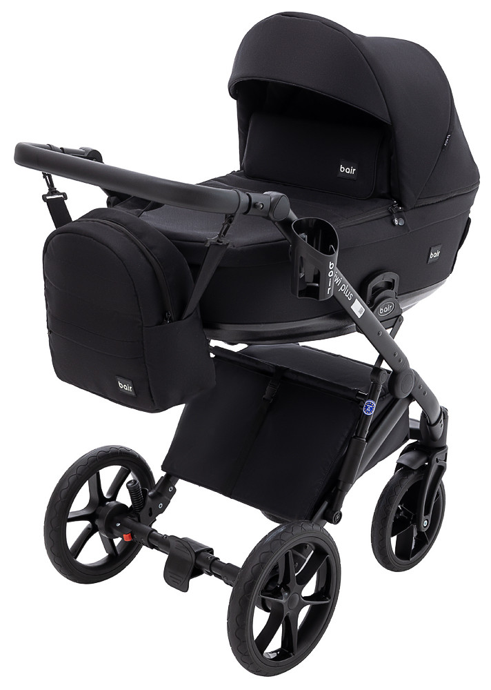 Коляска 2 в 1 Bair Kiwi Plus Soft BKP-452 чорний - Зображення 2
