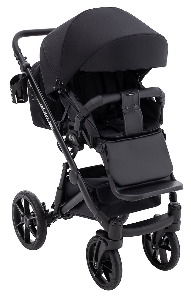 Коляска 2 в 1 Bair Kiwi Plus Soft BKP-452 чорний - Зображення 9