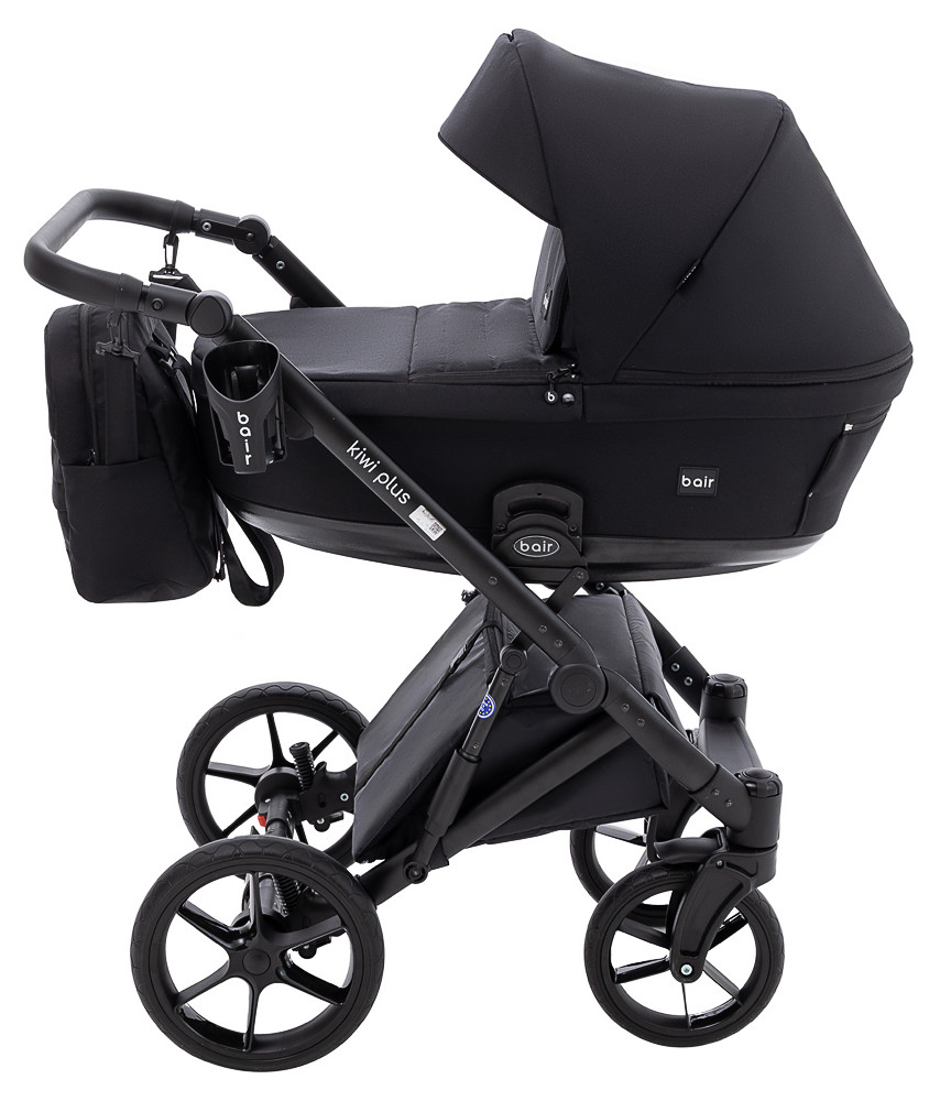 Коляска 2 в 1 Bair Kiwi Plus Soft BKP-452 чорний - Зображення 3