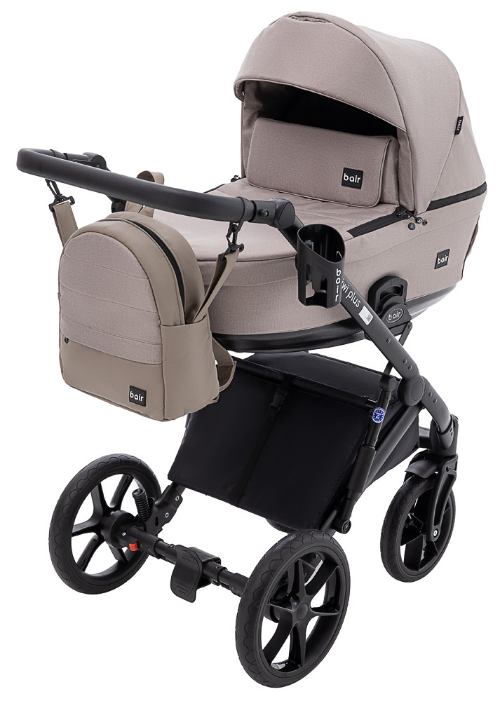 Коляска 2 в 1 Bair Kiwi Plus Soft BKP-455 капучино - Зображення 2