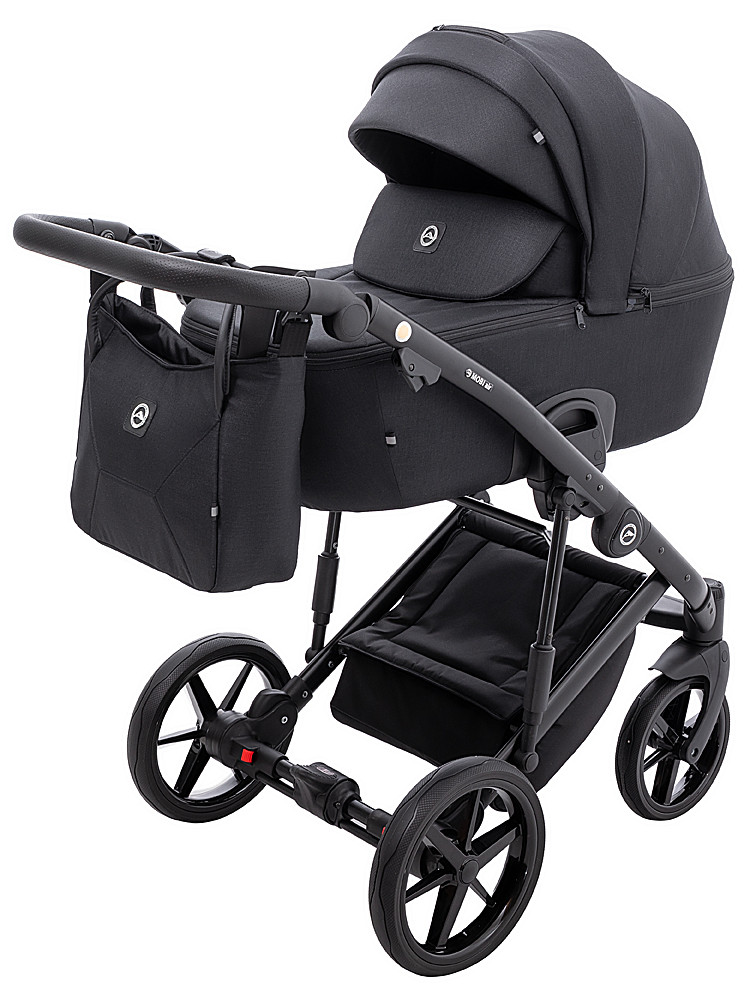 Коляска 2 в 1 Adamex Mobi Air Thermo New Lux TK-53 чорний - Зображення 2