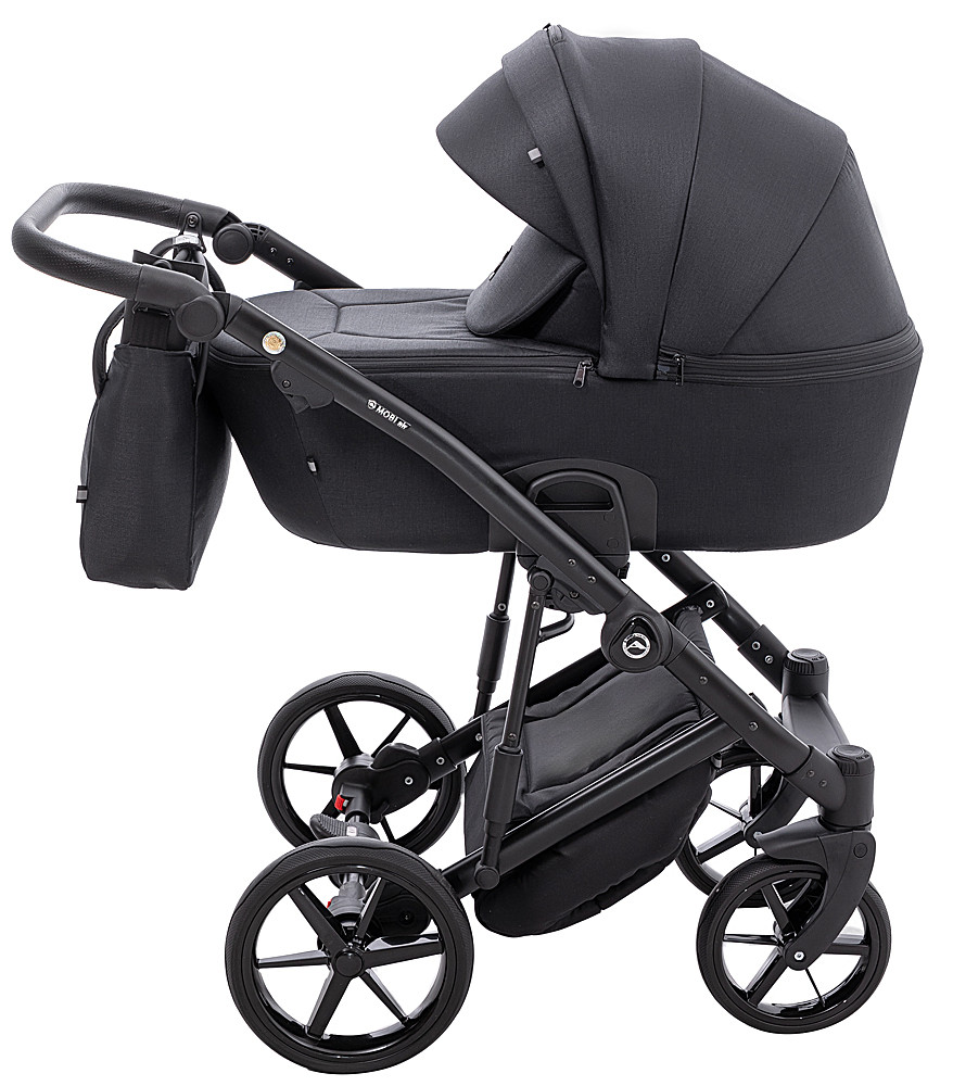 Коляска 2 в 1 Adamex Mobi Air Thermo New Lux TK-53 чорний - Зображення 3