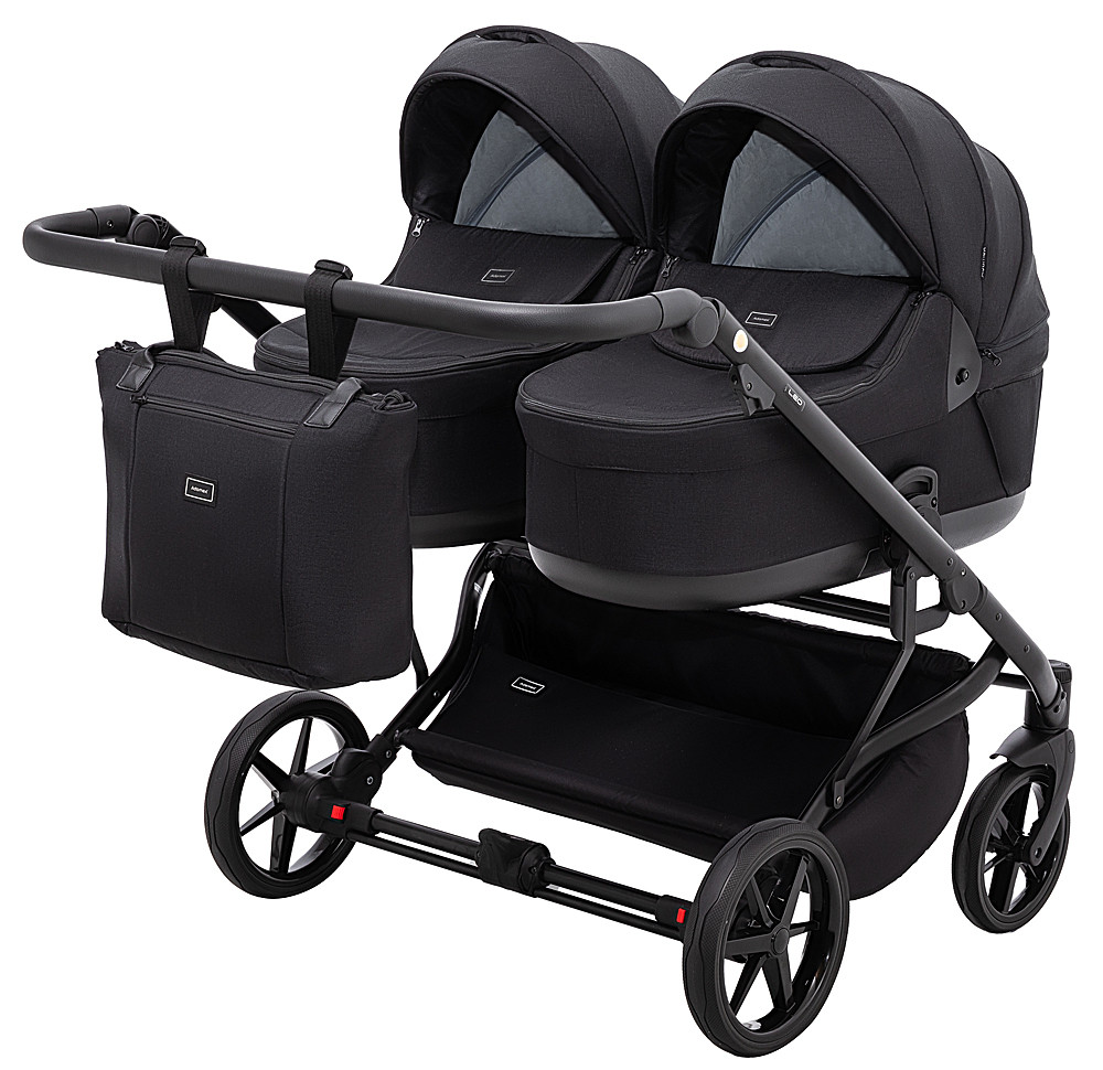 Коляска 2 в 1 для двійні Adamex Leo Duo Tip TK-53 чорний - Зображення 2