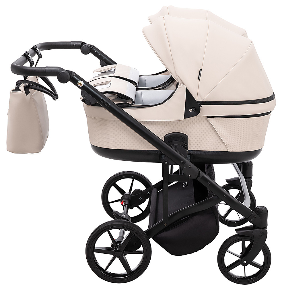 Коляска 2 в 1 для двійні Adamex Leo Duo Eco SA-7 лате - Зображення 4