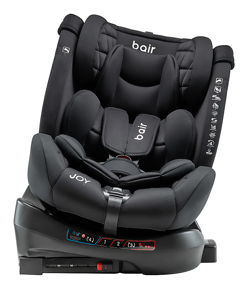Автокрісло Bair Joy 360 i-size Iso-fix TB-01 total black - Зображення 5