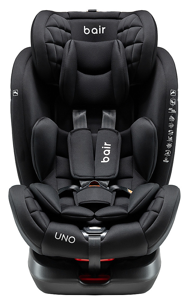 Автокрісло Bair Uno 360 i-size Iso-fix TB-01 total black - Зображення 3